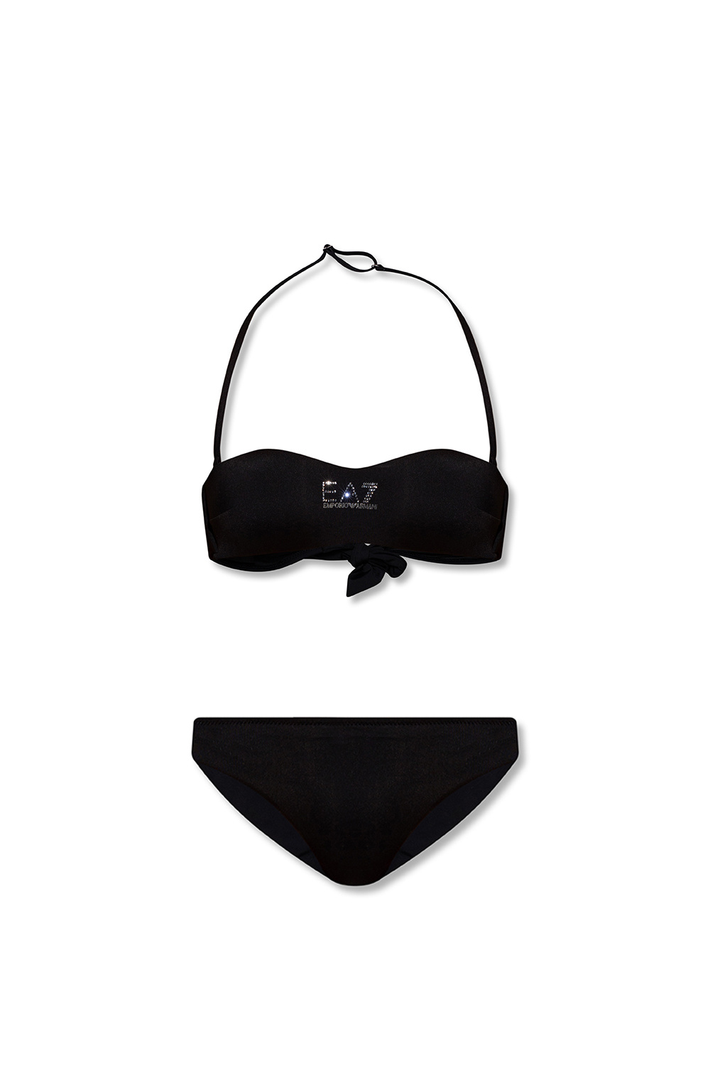 Black Bikini With Logo EA7 Emporio Armani Vitkac GB